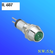IL-607 Metal Kılıflı Led 5mm.