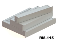 RM-115 482.6 x 65.9 mm 1,5U Rack Tipi Alüminyum Kutu
